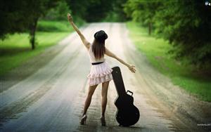 Girl with Guitar